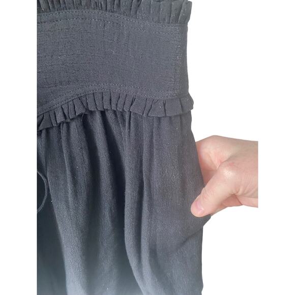 SANDRO BLACK CORSET ROMPER PLAYSUIT SIZE 2 - Picture 5 of 7